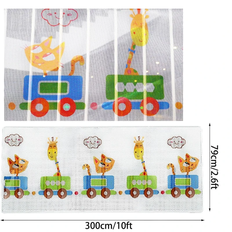Durable Garden Netting Cartoon Child Safety Protective Net Multipurpose Bannister Guard Deck Fence Fine Mesh for Balcony Stairs