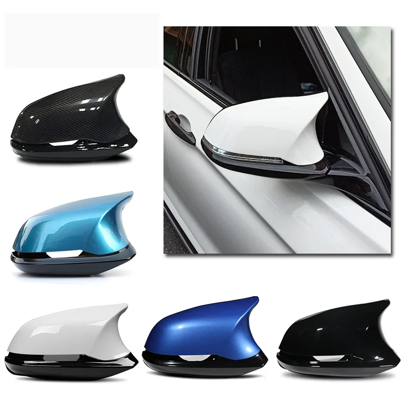 

For BMW F20 F30 F32 X1 Surface highlight UV Refit horns 6-piece car rear view mirror cover Changed M3