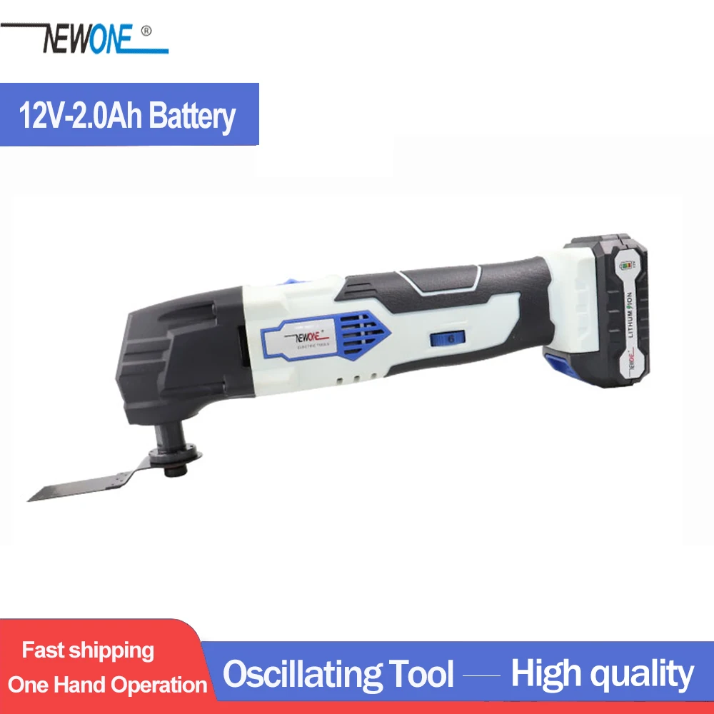 12V Lithium-ion Oscillating Multi Tool Renovator Tools Electric Trimmer ...