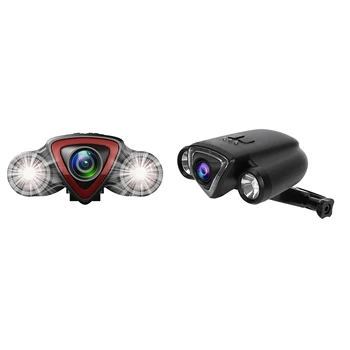 

Bicycle Driving Recorder Camera with Dual Lights Support WIFI Track
