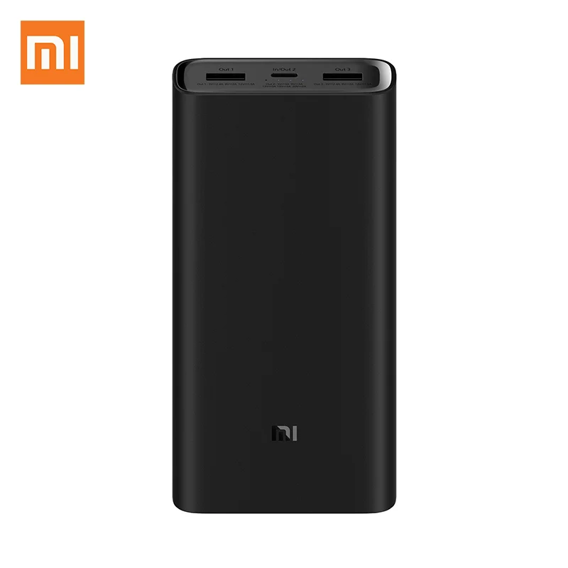 Xiaomi power Bank 3 Pro 2C 20000mAh Универсальный блок питания быстрая зарядка QC 4,0 двойной USB Мобильный телефон внешний аккумулятор для лэптопа банк