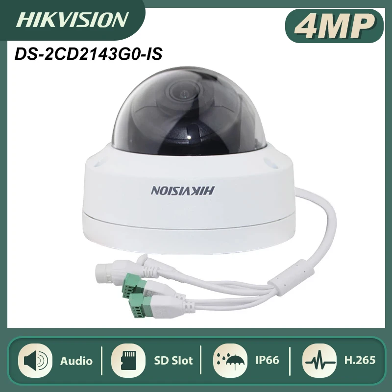 Hikvision 4 МП 2 8/4 мм купольная сетевая IP-камера с фиксированным объективом DS-2CD2143G0-IS