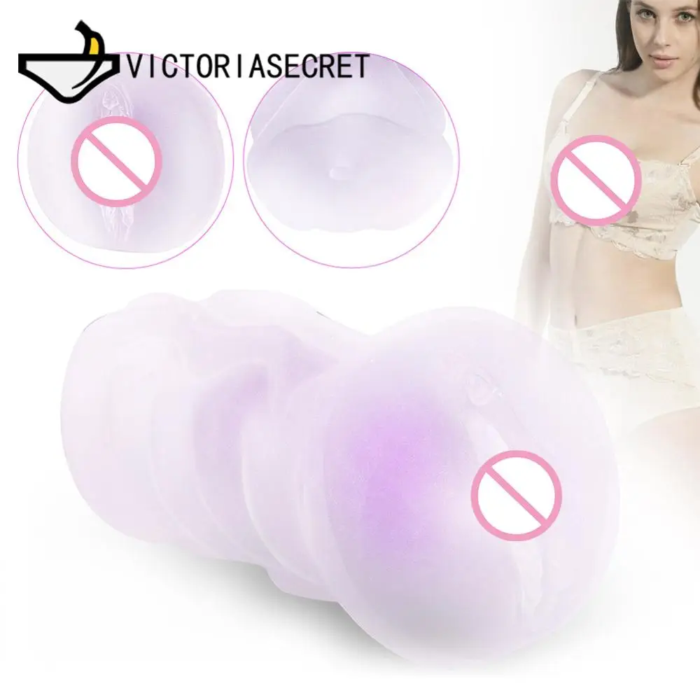 Soft Transparent silicone Sex Doll Male Masturbator 3D vagina Sex toys for men fake pussy licking Adult Toy Masturbating device