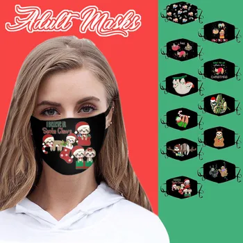 

Adult Funny Printed Cloth Face Mask Reusable Face Shield Washable Face Mask Breathable Facial Mask Windproof masques