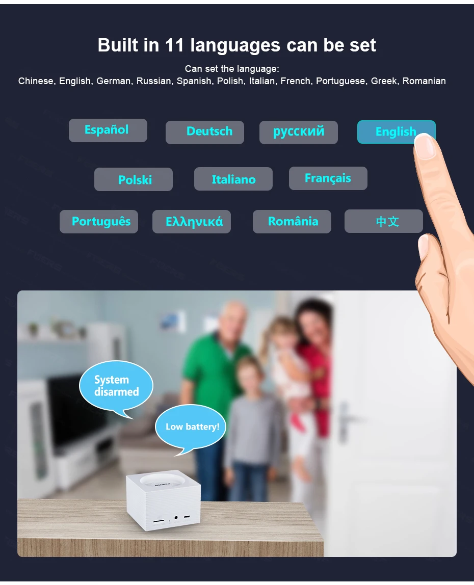 Fuers Беспроводной сигнализации WI FI GSM охранная сигнализация Системы комплект