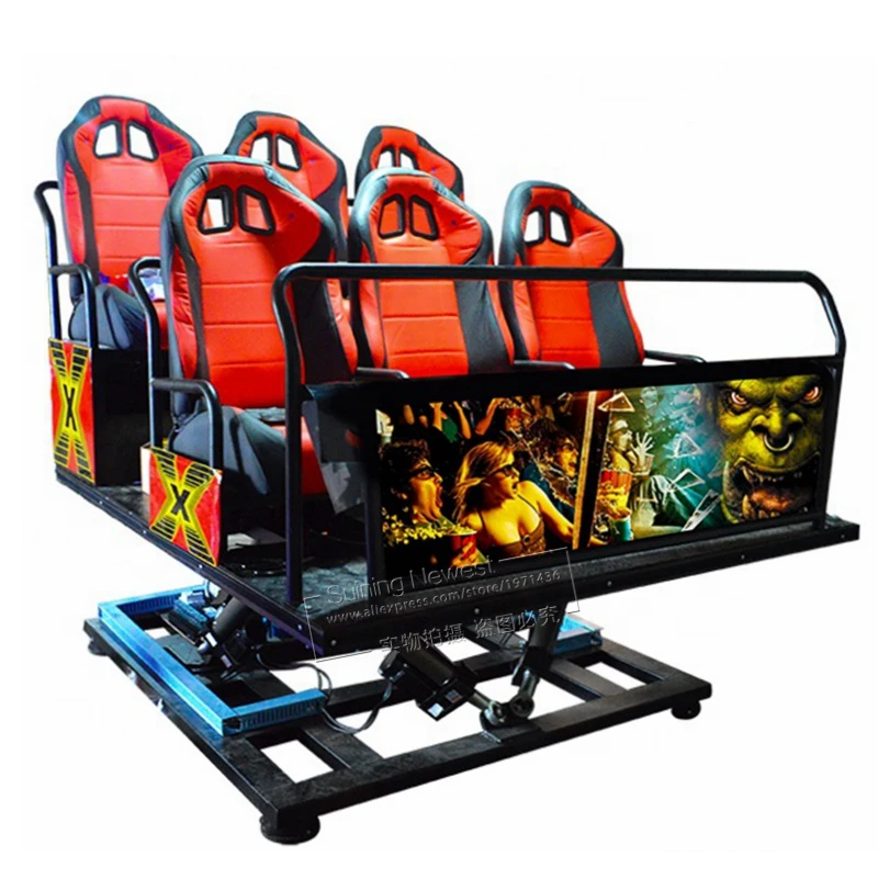 6 Seats 7d Cinema Movie Theater Virtual Reality Vr Equipment 5d Cinema Amusement Device Simulator Gun Shooting Game Machine Coin Operated Games Aliexpress