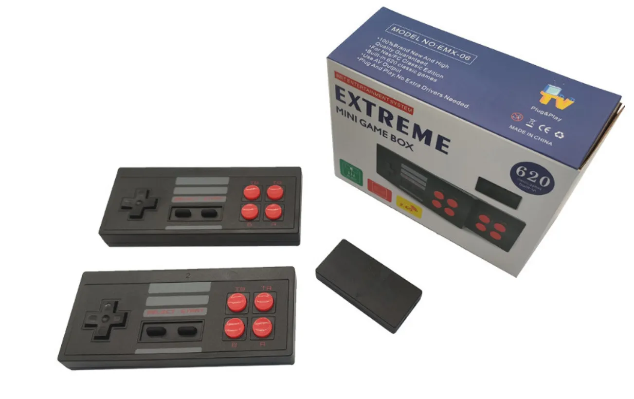 USB Video Game Console Built in 620 Classic Games AV Output Retro Portable TV GAME Console Wireless Gamepad video game console game console