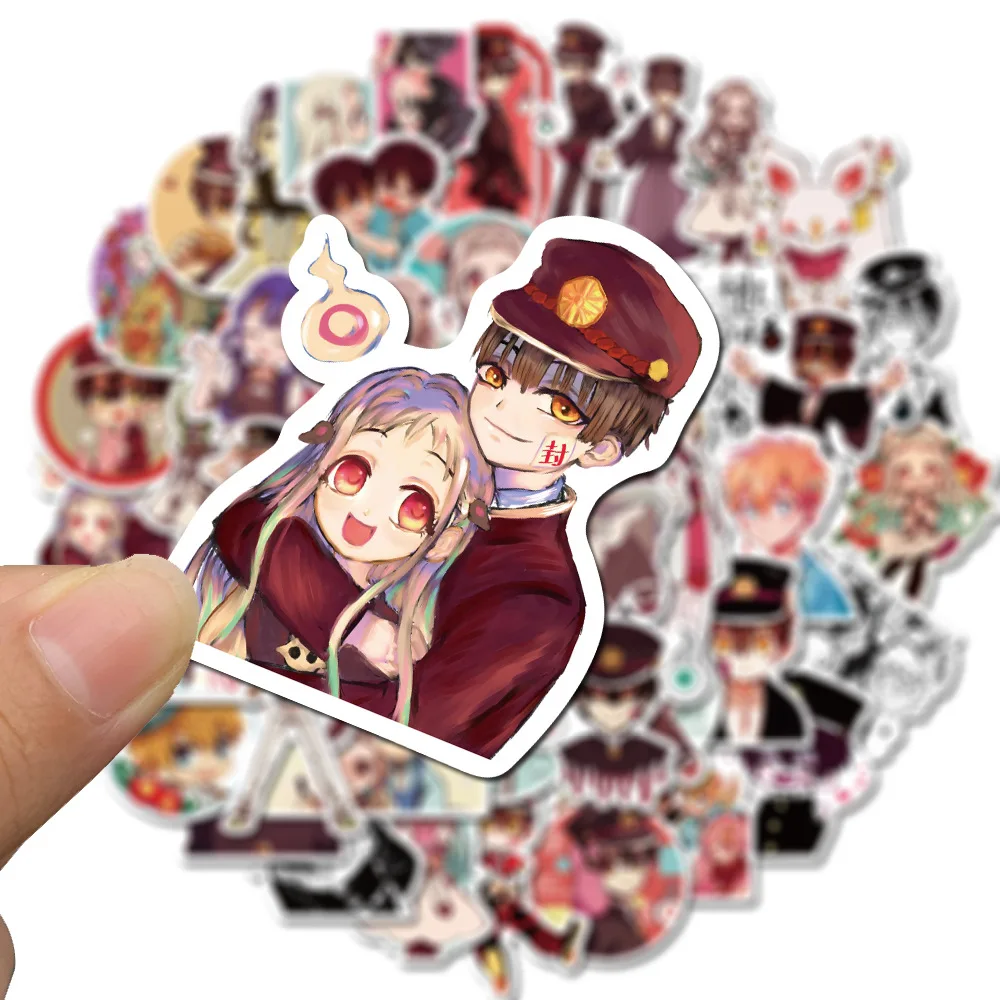 10/50/100 шт. аниме наклейка чемодан унитаз связанный Hanako Kun скейтборд мальчик Hannako |