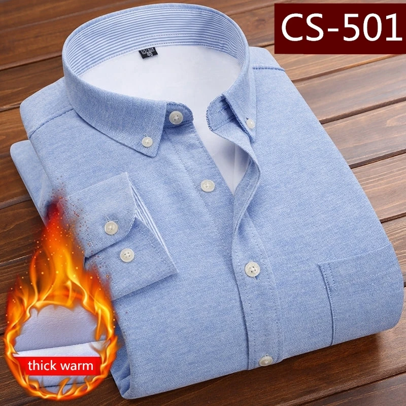 Рубашка Мужская Фланелевая с длинным рукавом теплая флисовая подкладка плотная