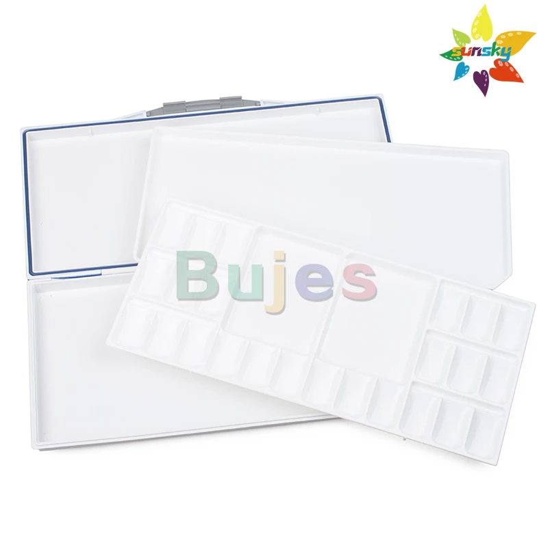 MIJELLO Watercolor palette,bulletproof glass,both the upper and lower covers can be used as palette,Various specifications