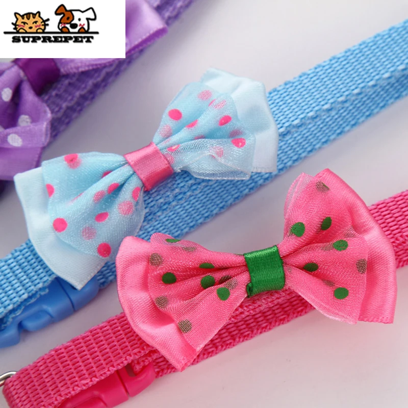 Ошейник для собак SUPREPET ошейник кошек с бантом бабочкой и колокольчиком