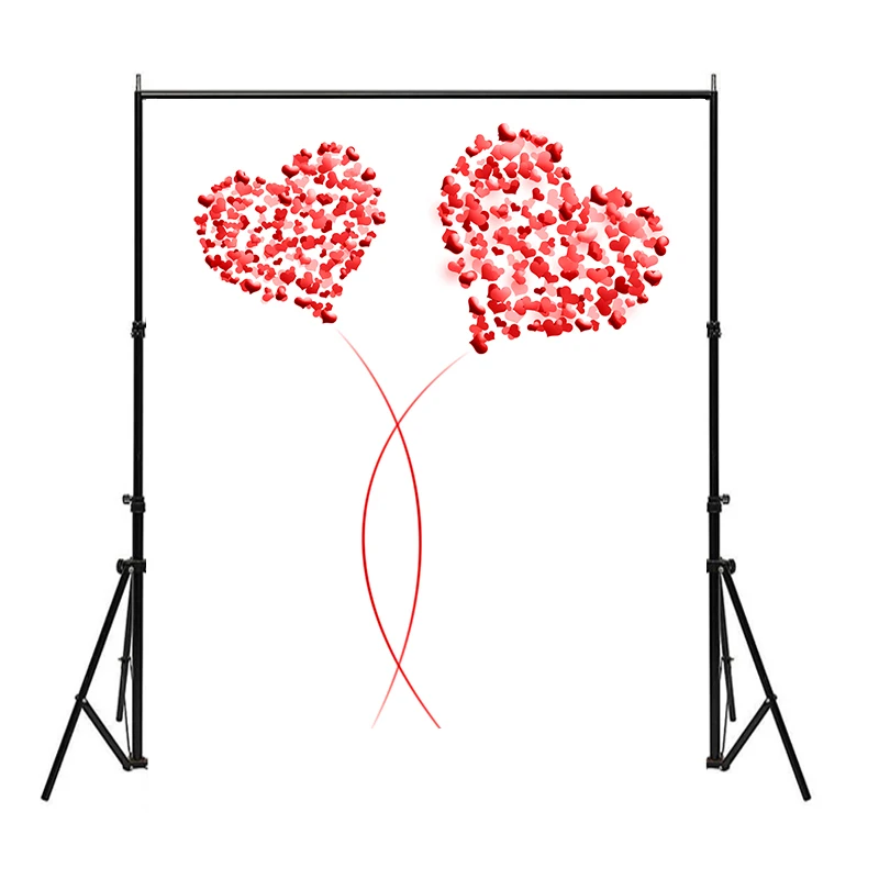 

WHISM Sweet Heart-shaped Background Cloth Photo Cloth -5*3 Feet Furniture Decoration Painting