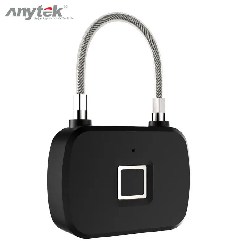 Anytek L13 умный электронный замок, замок с отпечатком пальца, замок для двери, чехол для багажа, замок, открывающийся секунд при касании, высокая чувствительность