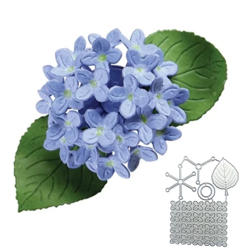 Troqueles de corte de flores para manualidades, troqueles de hojas de Metal para álbum de recortes DIY, tarjetas de papel decorativas, manualidades en relieve, nuevas plantillas