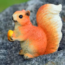 Имитация белок аксессуары для сада миниатюрные животные Милая Фея реалистичные домик домашний подарок микропластиковая Смола ремесло