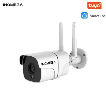

INAMEGA WiFi tuya Camera HD 4MP Wireless Bullet IP Security Camera Heavy-duty Metal Outdoor Waterproof Night Vision Kamera