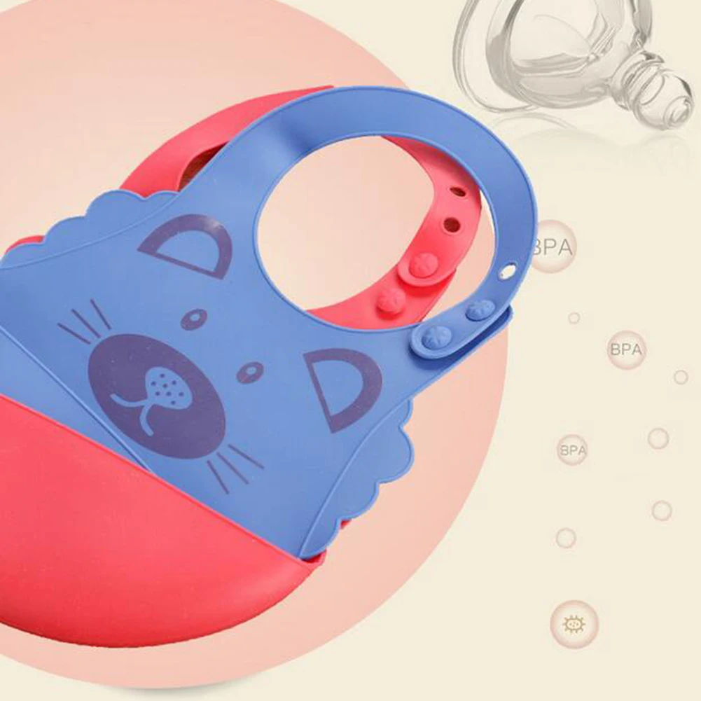 Детские нагрудники мультфильм животные водонепроницаемый протирать чистый детский нагрудник с карманами для кормления слюнявчик фартук товары для ухода за ребенком