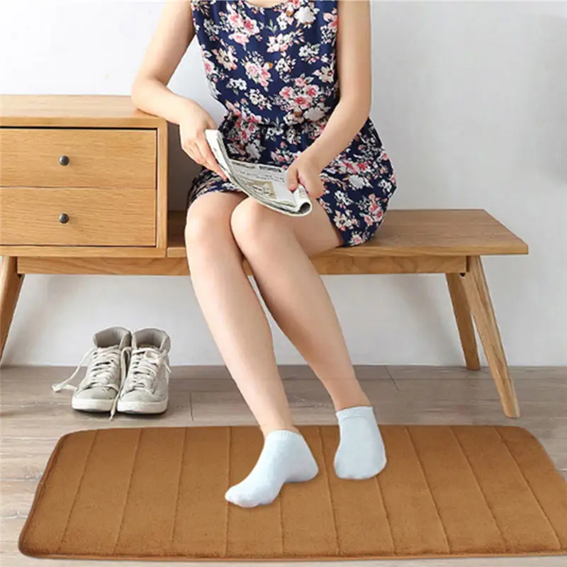 40*60 см водопоглощающий дверной коврик Memory Foam коврик для пола ковры для гостиной спальни домашняя текстильная отделка