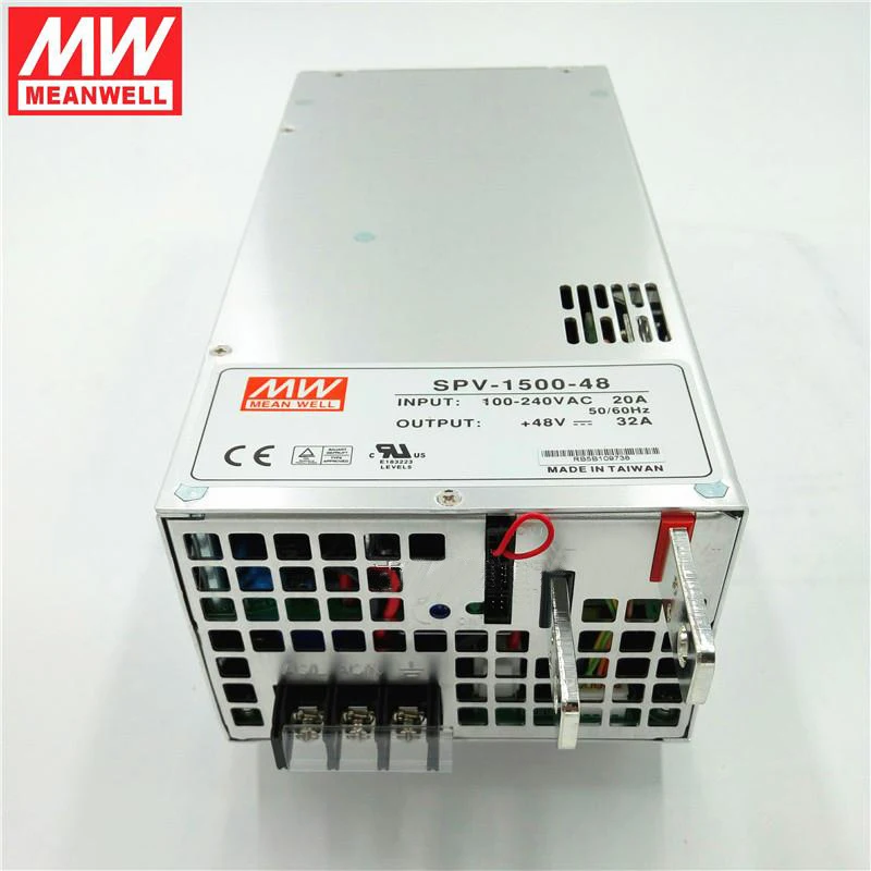 MEAN WELL SPV 1500 12 12В 24В 48В Вт PFC Функция выходное напряжение программируемый