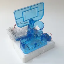 Детские игрушки Электрический баскетбольный проектор игрушка DIY электрическая идеальная съемка модель научный эксперимент игрушки собрать наборы игрушек