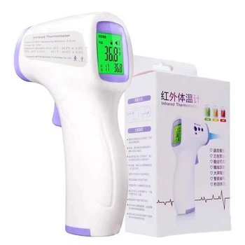 

Multi-purpose Non-contact Forehead Measure Purple Temperature Gun Baby Infrared Thermometer Body Digital Electronic Thermometer