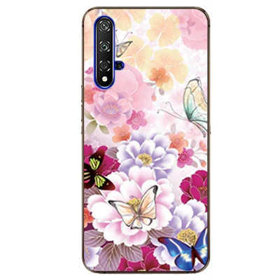 Чехол с рисунком для huawei Nova 5 T 5 T Nova5T мягкий чехол для телефона TPU задняя крышка для huawei NOVA 5 T чехол - Цвет: 16