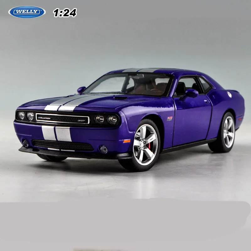 1:24 моделирование литой Сплав спортивный автомобиль модель игрушки для Dodge Challenge с