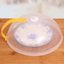 Блюдо для микроволновой печи крышка против брызг крышка пластины с паровые вентиляционные отверстия ручка