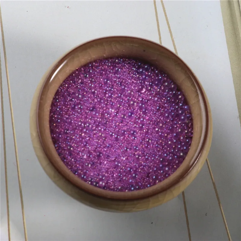 20 g Glas-Wassertropfen-Blase, Schleimfüller, Mikroperlen, Kawaii-UV-Harzfüllung, verschiedene Schleimzubehör, 0,6–3 mm – Detail 7