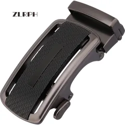Zlrph fivela automática de reposição de metal retângulo, fivelas de cinto de catraca