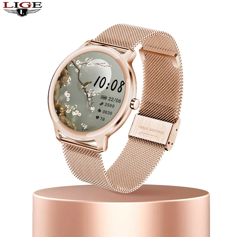 US $36.09 LIGE Fashion Smart watch Women men Sport waterproof clock Heart rate sleep monitor For IOS Call reminder Bluetooth smart watch