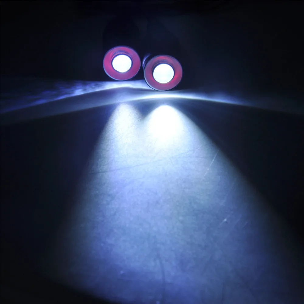 YEAHRUN 13 мм/17 мм 2 светодиодный s Angel Eye светодиодный свет лампы фар для 1: 10th RC грузовики