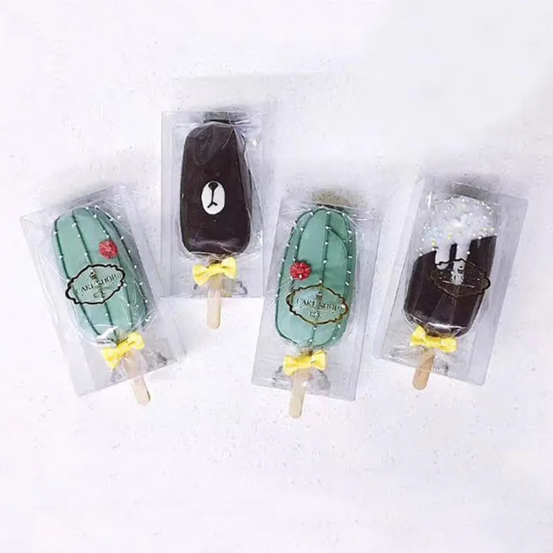 Transparent Popsicle Ice Cream Packing Box Candy Chocolate Cookie