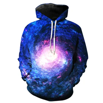 

Star Vortex with Cap Pocket Long Sleeve Guard with Cap Men's Guard Men's Sweatshirts Printing Blouse hoodies