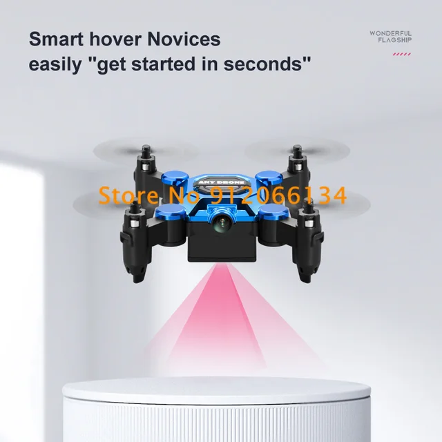 4K Mini Folding Remote Control Quadcopter Smart Suspension 360 Degree Rotating One Key Return Aerial RC Drone Toys For Kids Gift 6