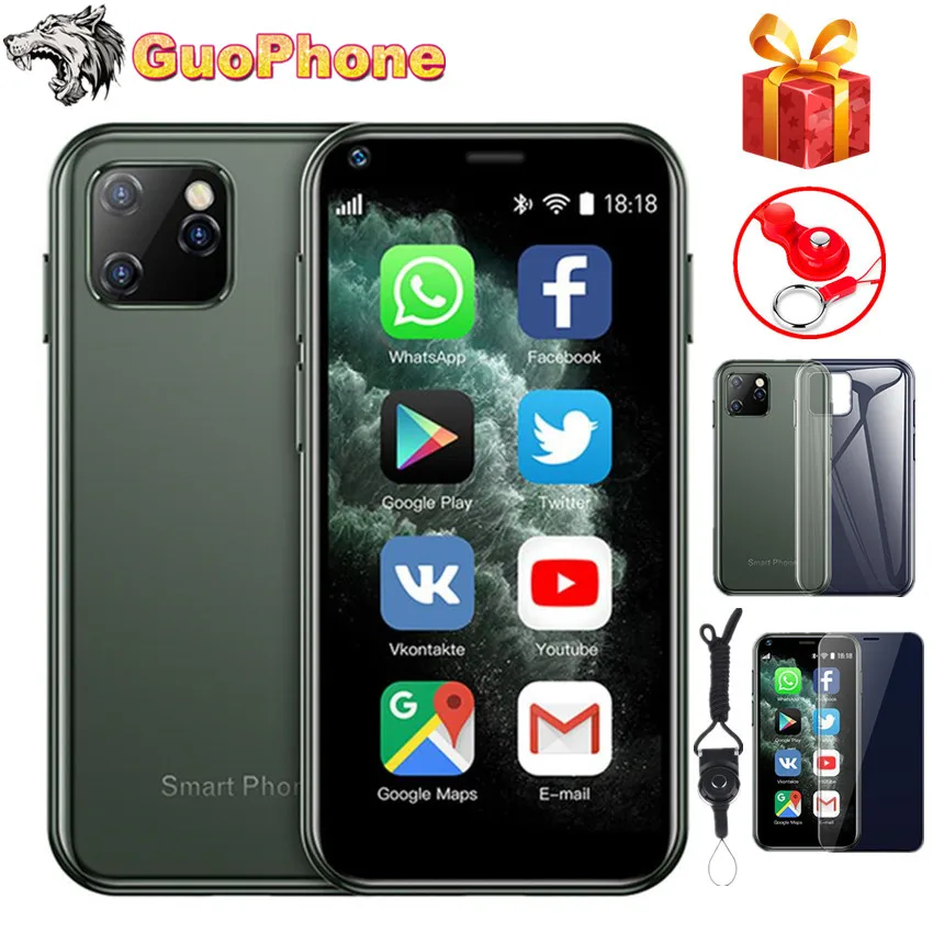 SOYES XS11 4G LTE SmartPhone 1GB de RAM 8GB ROM 2,5 pulgadas MT6580A Quad Core Android 6,0 de 1000mAh 2.0MP Mini bolsillo del teléfono móvil