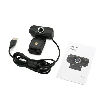 

PC webcam 1080P Full HD webcam 1920x1080 resolution Plug and play Auto focus Automatic light correction