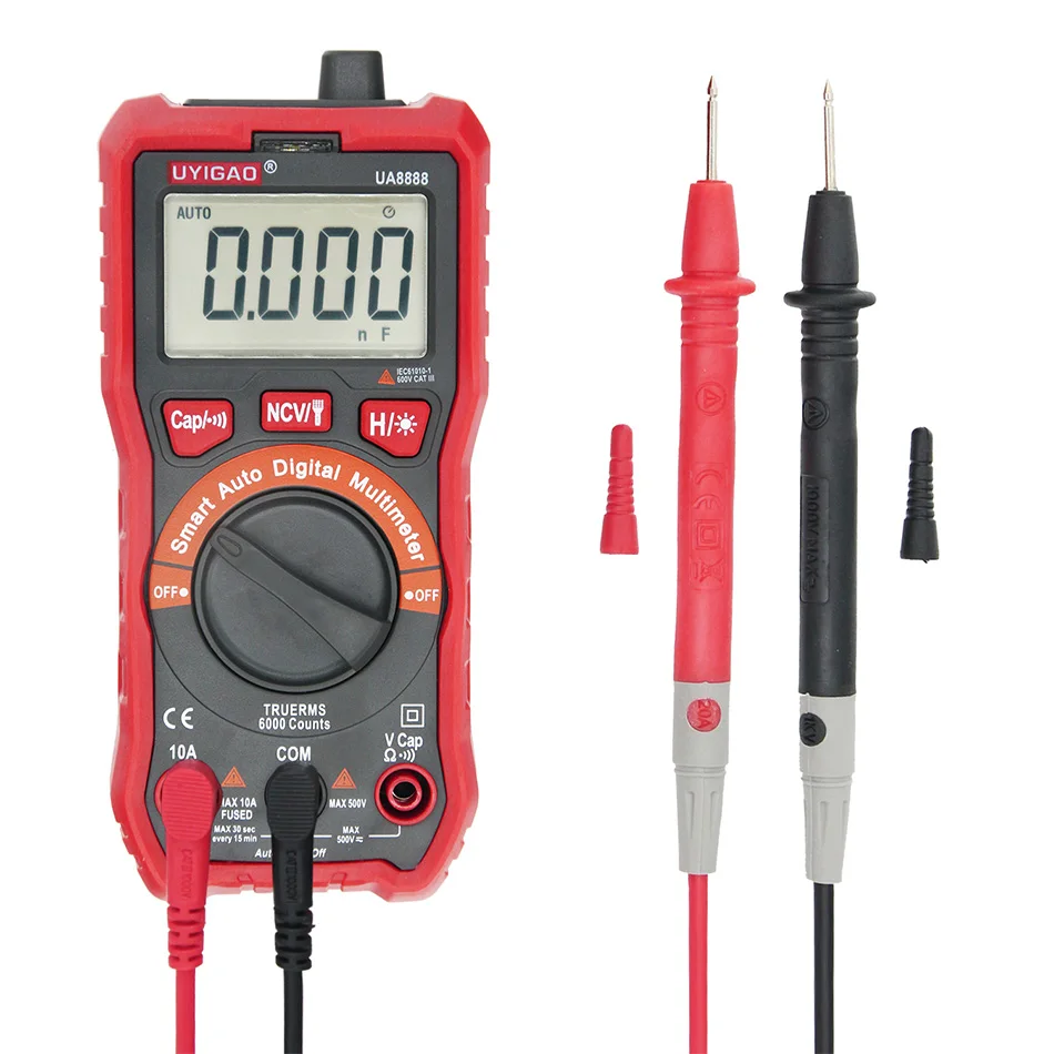 

UA8888 Fully Automatic Multimeter Intelligent Handheld Digital Power Meter Smart Universal One-button