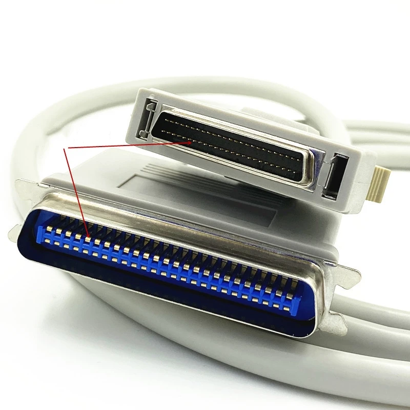 scsi cabo macho para grande masculino scanner cabo snap estilhaços