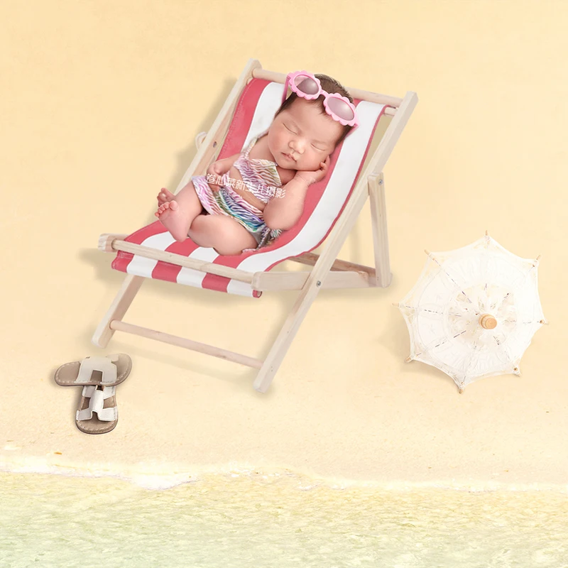 Стул Пляжный для новорожденных креативный реквизит фотосъемки полная луна