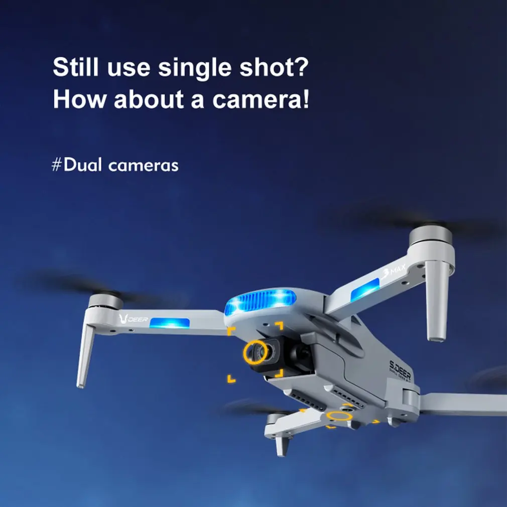 DEER3 MAX Rc Drone 8k HD Wide Angle Camera WiFi fpv Drone 5 Star Drones