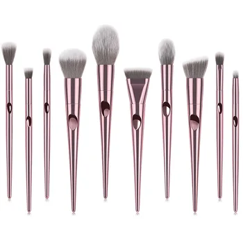 

Waylike Hot Makeup Brushes Set 10 Pcs Eye Shadow Foundation Powder Eyeliner Eyelash Lip Make Up Brush Cosmetic Beauty Tool