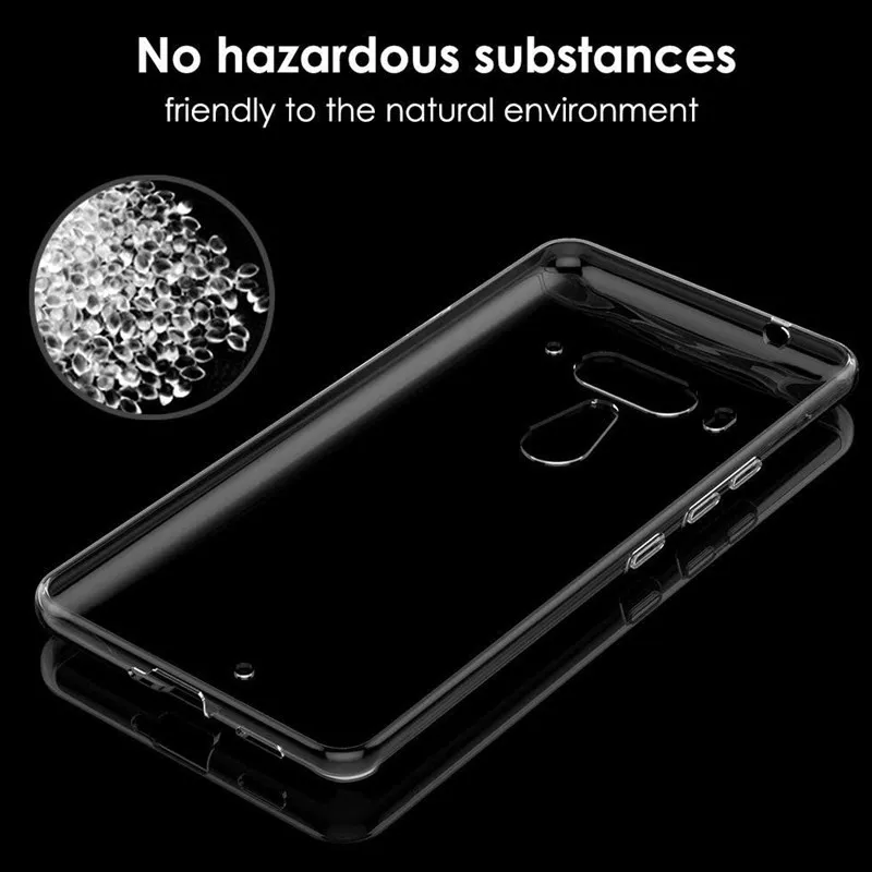 Супер тонкий прозрачный мягкий чехол для HTC Desire 12 19 19S Plus 10 Evo M7 M8 M9 M10 телефона U12 Life