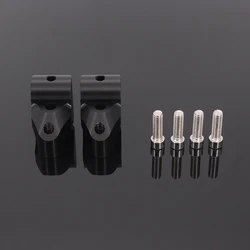 Motorcycle Handlebar Riser - Premium Adventure Series Accesorios Para Moto (Black)