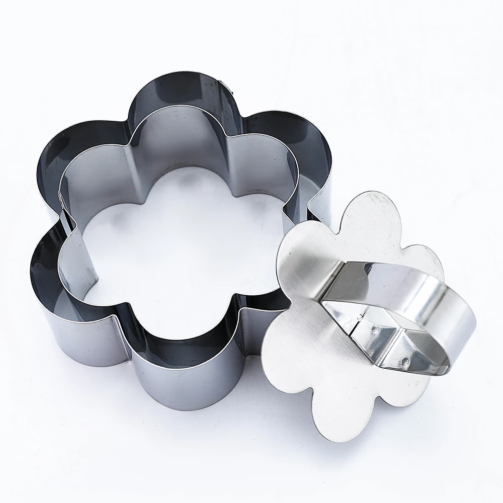 Kidhing торт печенье фрукты овощерезка для детей день рождения-3 стиля цветок печенье и помадка резаки-нержавеющая сталь