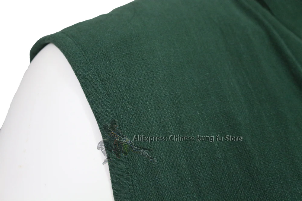 墨绿压花棉马甲7 副本