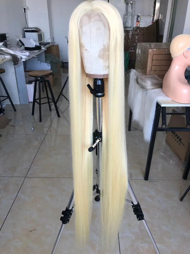 Fabwigs#613 блонд полный шнурок человеческих волос парики предварительно сорванные прозрачные парики шнурка девственные волосы 12-5" 30 дюймов