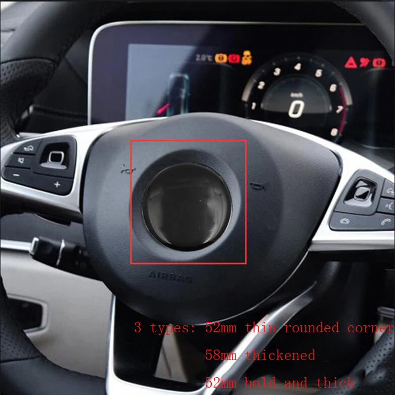 Значок на руль автомобиля с логотипом для Mercedes-Benz новые и старые модели C/B/E/S/GLA
