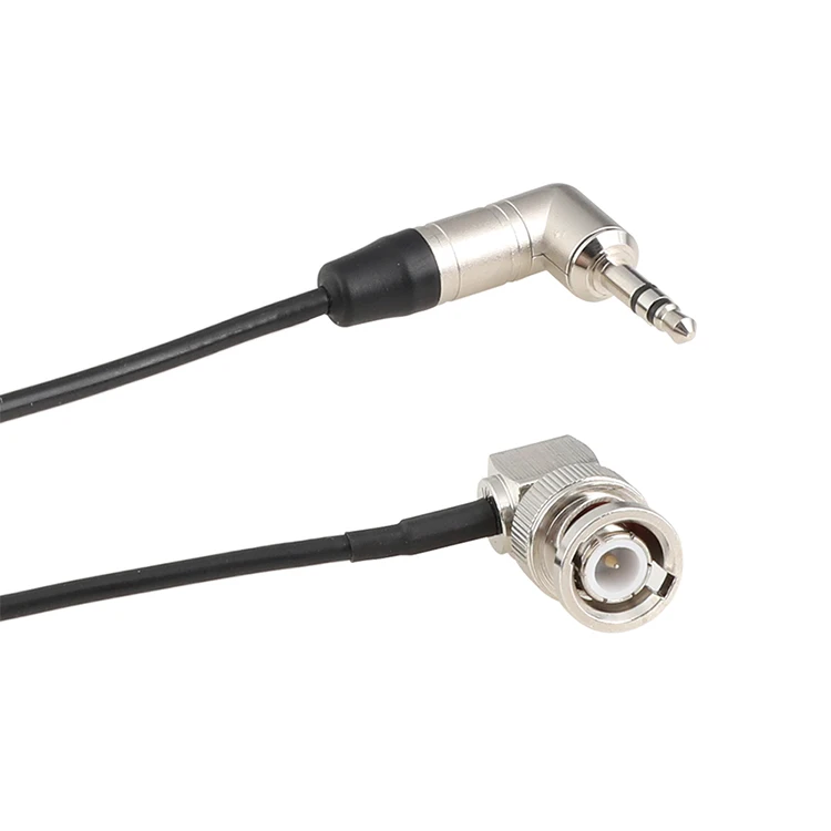 Кабель-переходник с прямым углом BNC на 3,5 мм Mini Jack Timecode C2385