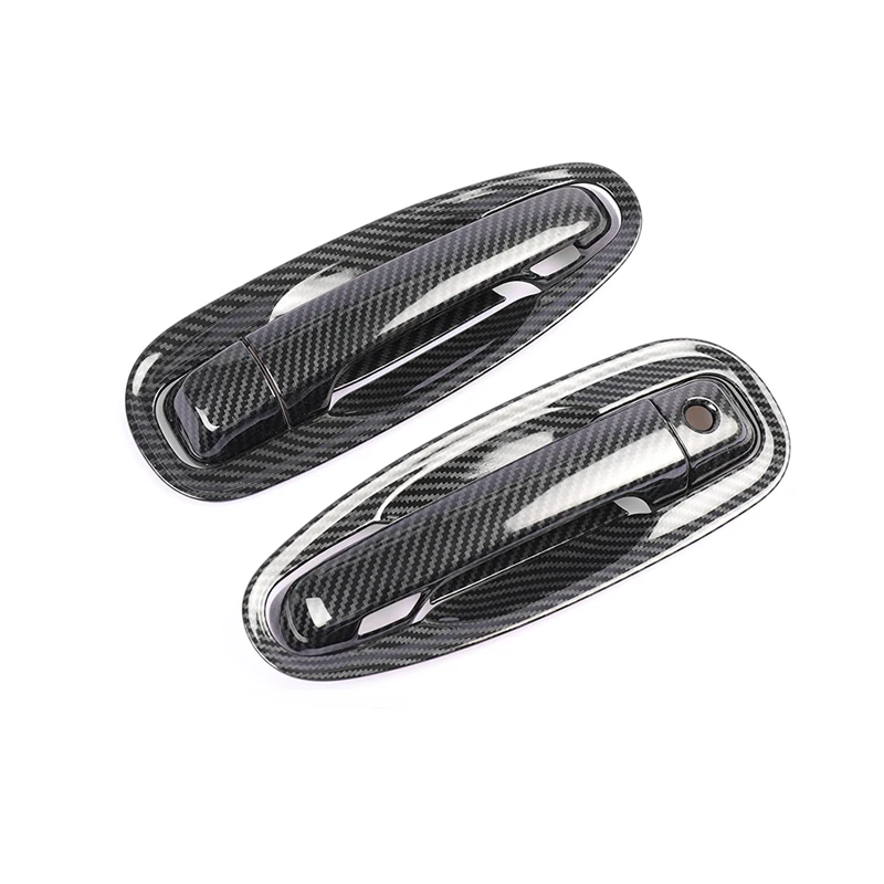 For Toyota Land Cruiser Prado J150 150 2010-2018 ABS Carbon fiber Car Door Handle bowl Cover Trim Accessories Styling 16pcs | Автомобили и